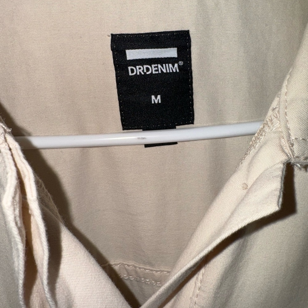 Dr. Denim Ecru Jumpsuit Womens Size M - Picture 3 of 3